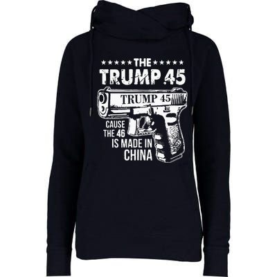 Donald Trump 2024 Womens Funnel Neck Pullover Hood