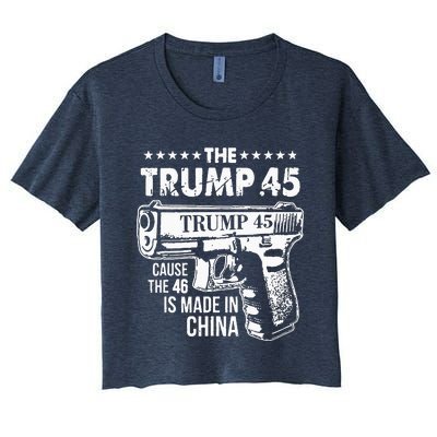 Donald Trump 2024 Women's Crop Top Tee