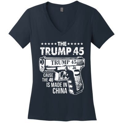 Donald Trump 2024 Women's V-Neck T-Shirt