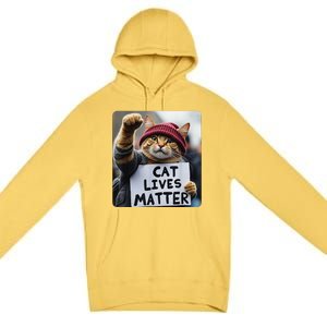 Donald Trump 2024 Cats Cat Lives Matter Trump Premium Pullover Hoodie