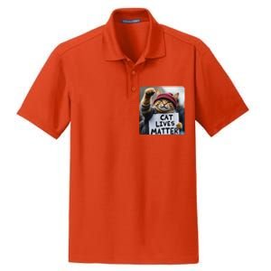 Donald Trump 2024 Cats Cat Lives Matter Trump Dry Zone Grid Polo