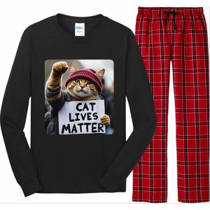 Donald Trump 2024 Cats Cat Lives Matter Trump Long Sleeve Pajama Set