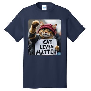 Donald Trump 2024 Cats Cat Lives Matter Trump Tall T-Shirt