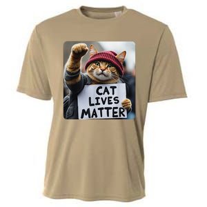 Donald Trump 2024 Cats Cat Lives Matter Trump Cooling Performance Crew T-Shirt