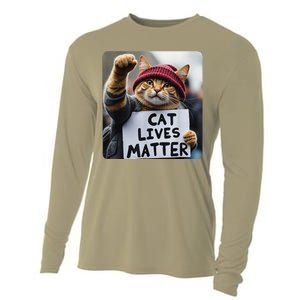 Donald Trump 2024 Cats Cat Lives Matter Trump Cooling Performance Long Sleeve Crew