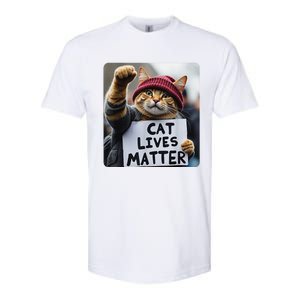 Donald Trump 2024 Cats Cat Lives Matter Trump Softstyle CVC T-Shirt