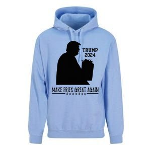 Donald Trump 2024 French Fry Make French Fries Great Again Unisex Surf Hoodie