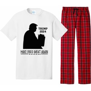 Donald Trump 2024 French Fry Make French Fries Great Again Pajama Set