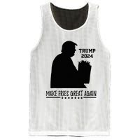 Donald Trump 2024 French Fry Make French Fries Great Again Mesh Reversible Basketball Jersey Tank