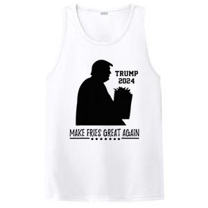 Donald Trump 2024 French Fry Make French Fries Great Again PosiCharge Competitor Tank