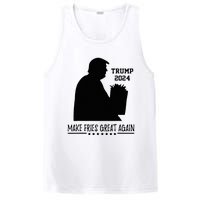 Donald Trump 2024 French Fry Make French Fries Great Again PosiCharge Competitor Tank