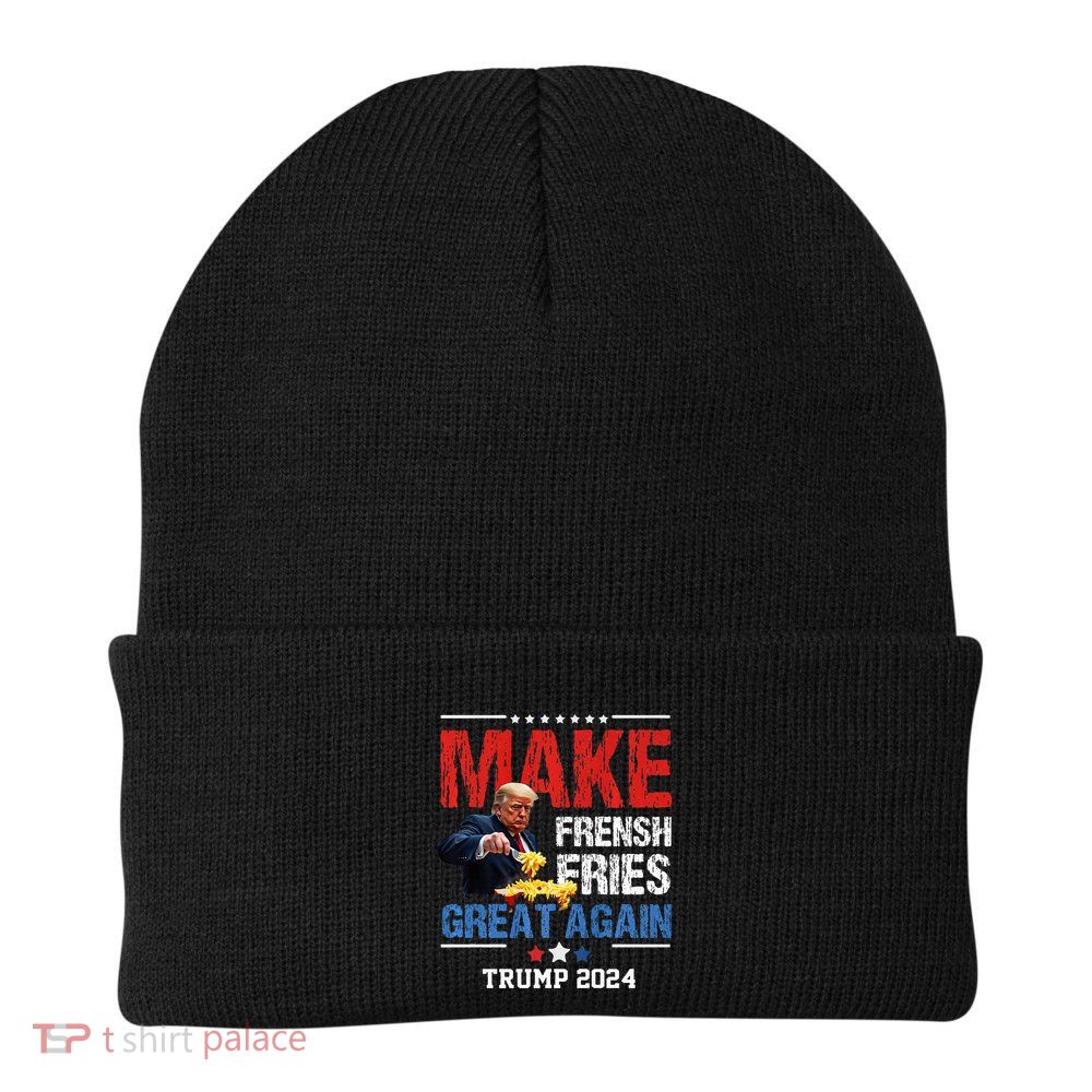Donald Trump 2024 French Fry Make French Fries Great Again Premium Beanie