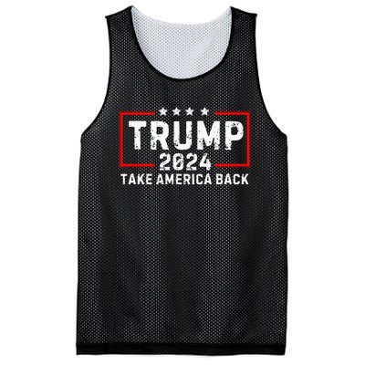 Donald Trump 2024 Take America Back Election The Return Mesh Reversible Basketball Jersey Tank