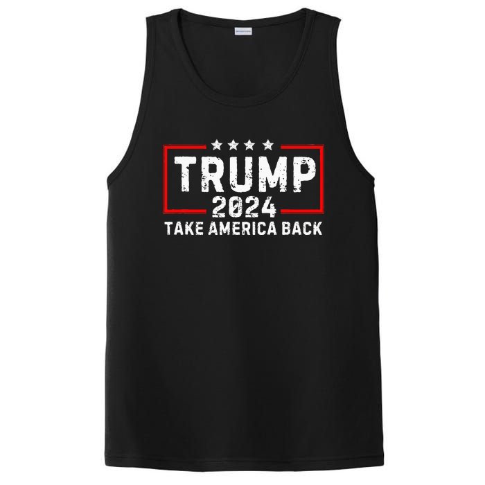 Donald Trump 2024 Take America Back Election The Return PosiCharge Competitor Tank