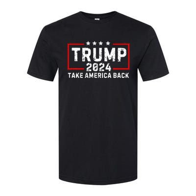 Donald Trump 2024 Take America Back Election The Return Softstyle CVC T-Shirt