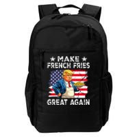 Donald Trump 2024 French Fry Make French Fries Great Again Daily Commute Backpack