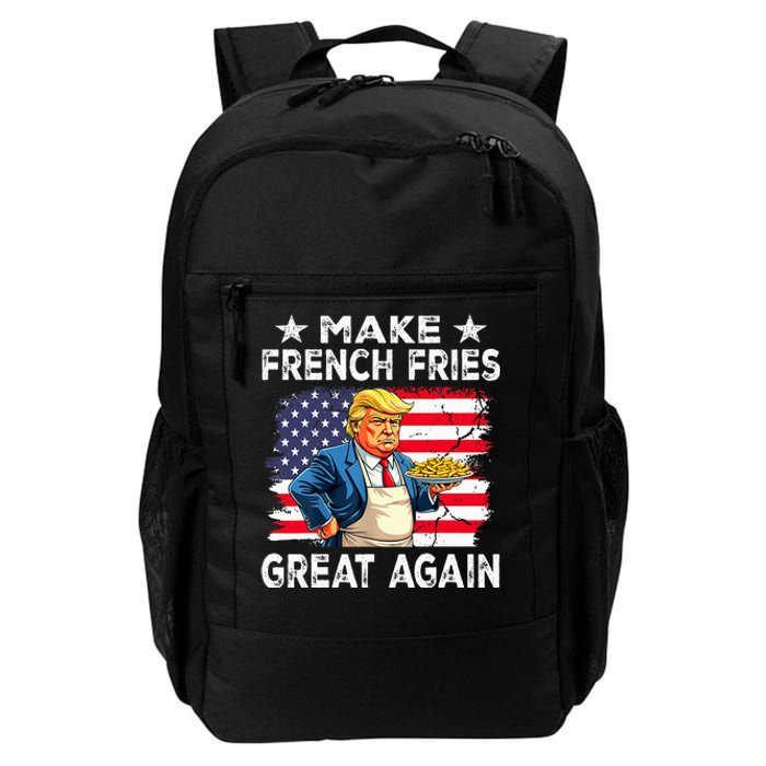 Donald Trump 2024 French Fry Make French Fries Great Again Daily Commute Backpack