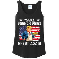 Donald Trump 2024 French Fry Make French Fries Great Again Ladies Essential Tank