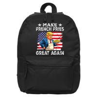 Donald Trump 2024 French Fry Make French Fries Great Again 16 in Basic Backpack