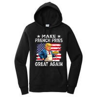 Donald Trump 2024 French Fry Make French Fries Great Again Women's Pullover Hoodie