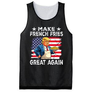 Donald Trump 2024 French Fry Make French Fries Great Again Mesh Reversible Basketball Jersey Tank