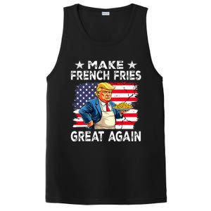 Donald Trump 2024 French Fry Make French Fries Great Again PosiCharge Competitor Tank