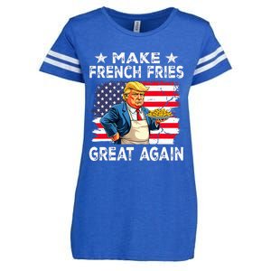 Donald Trump 2024 French Fry Make French Fries Great Again Enza Ladies Jersey Football T-Shirt