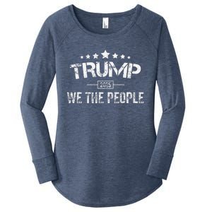 Donald Trump 2025 We The People 4th Of July Election Women's Perfect Tri Tunic Long Sleeve Shirt