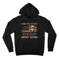 Donald Trump 2024 Make 4th Of July Great Again American Flag Hoodie