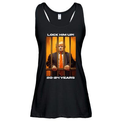 Donald Trump 20 24 Years In Jail Ladies Essential Flowy Tank