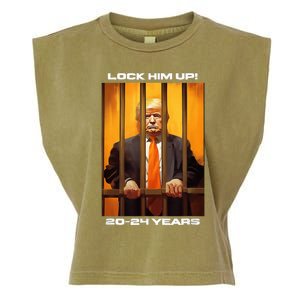 Donald Trump 20 24 Years In Jail Garment-Dyed Women's Muscle Tee