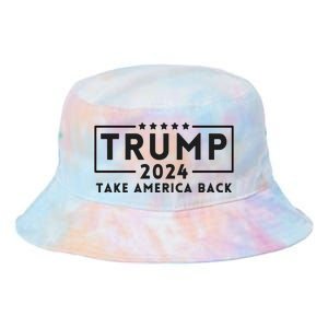 Donald Trump 2024 Take America Back USA United States Tie Dye Newport Bucket Hat