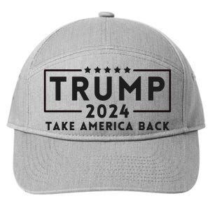 Donald Trump 2024 Take America Back USA United States 7-Panel Snapback Hat