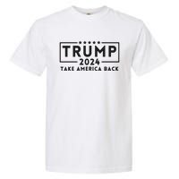 Donald Trump 2024 Take America Back USA United States Garment-Dyed Heavyweight T-Shirt