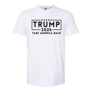 Donald Trump 2024 Take America Back USA United States Softstyle CVC T-Shirt