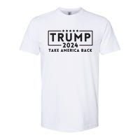 Donald Trump 2024 Take America Back USA United States Softstyle CVC T-Shirt