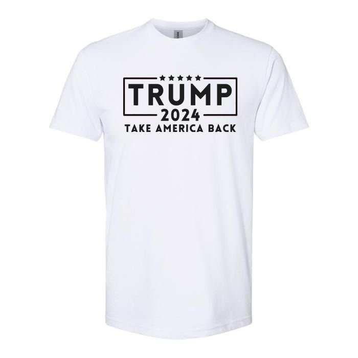 Donald Trump 2024 Take America Back USA United States Softstyle CVC T-Shirt