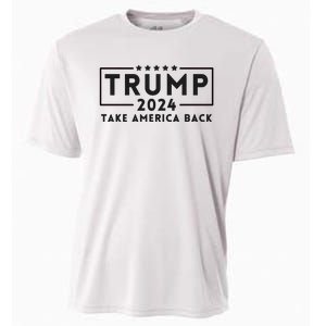 Donald Trump 2024 Take America Back USA United States Cooling Performance Crew T-Shirt