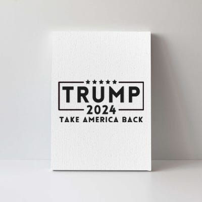 Donald Trump 2024 Take America Back USA United States Canvas