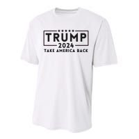 Donald Trump 2024 Take America Back USA United States Performance Sprint T-Shirt