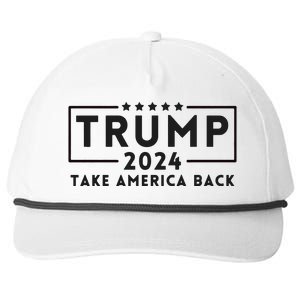 Donald Trump 2024 Take America Back USA United States Snapback Five-Panel Rope Hat