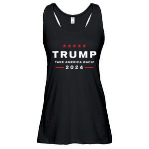 Donald Trump 2024 Take America Back Election The Return Ladies Essential Flowy Tank