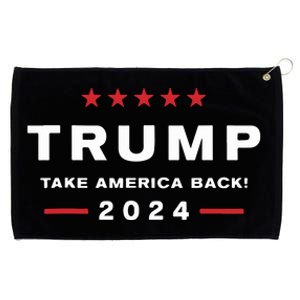 Donald Trump 2024 Take America Back Election The Return Grommeted Golf Towel