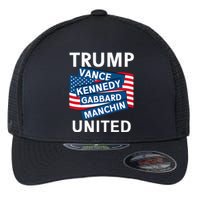 Donald Trump 2024 Joe Manchin Kennedy Gabbard Checkmate Flexfit Unipanel Trucker Cap