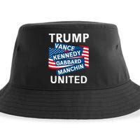 Donald Trump 2024 Joe Manchin Kennedy Gabbard Checkmate Sustainable Bucket Hat