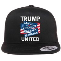 Donald Trump 2024 Joe Manchin Kennedy Gabbard Checkmate Flat Bill Trucker Hat