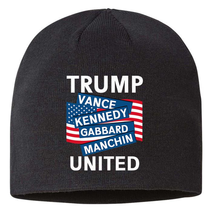 Donald Trump 2024 Joe Manchin Kennedy Gabbard Checkmate Sustainable Beanie