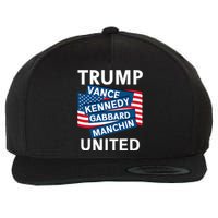 Donald Trump 2024 Joe Manchin Kennedy Gabbard Checkmate Wool Snapback Cap