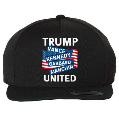 Donald Trump 2024 Joe Manchin Kennedy Gabbard Checkmate Wool Snapback Cap