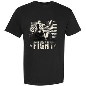 Donald Trump 2024 Fight Fight Fight Donald Trump Fist Pump Garment-Dyed Heavyweight T-Shirt